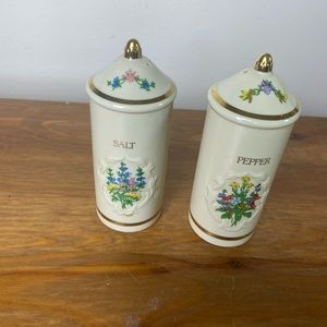 Lenox Salt and Pepper Shakers 1994